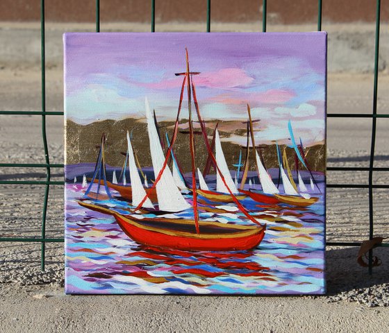Ruddy Sailors' Sunset