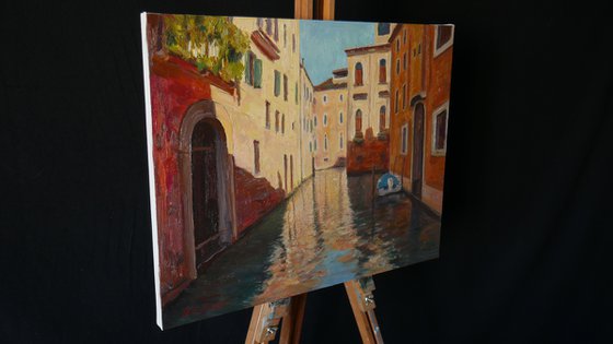 Venice - sunny Venice cityscape painting