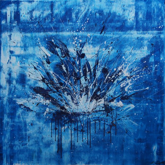 Bang Bleu (80 x 80 cm) (32 x 32 inches) XL