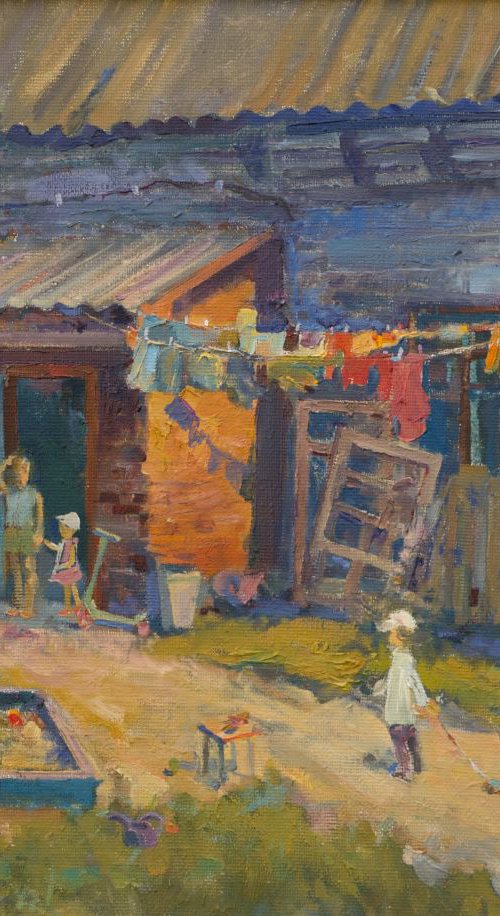Court yard in Chernihiv by Victor Onyshchenko