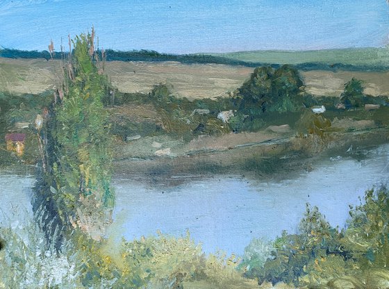 Landscape painting oil