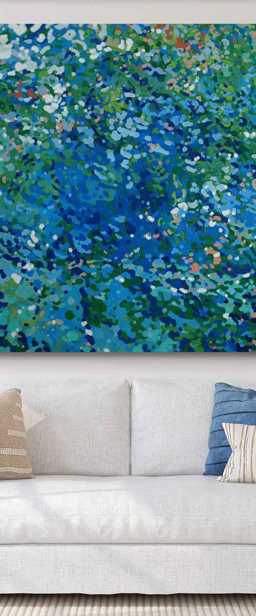 Harmony, 48 x 60 x 1.5". by Margaret Juul