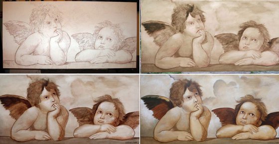 Angels - a tribute to and after Raphael