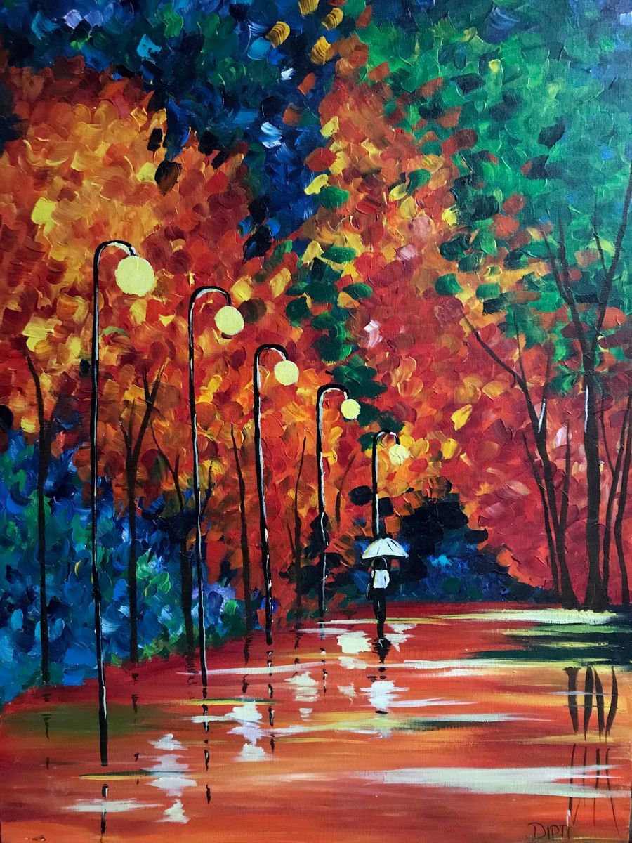 Autumn Rains by Dipti Janardhana