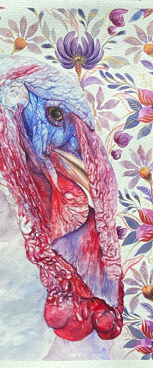 Colorful turkey by Tetiana Savchenko