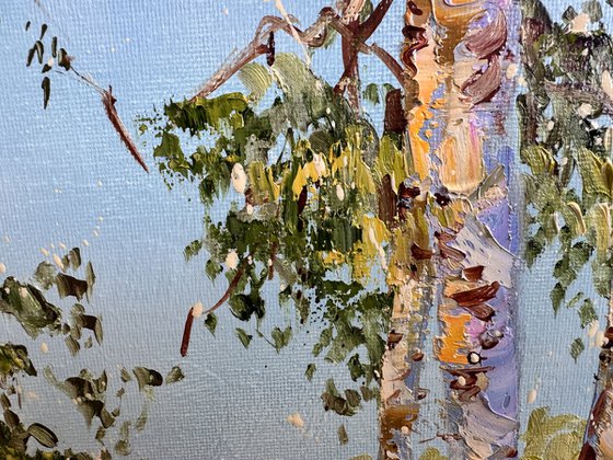 In the Middle of Birch Trees