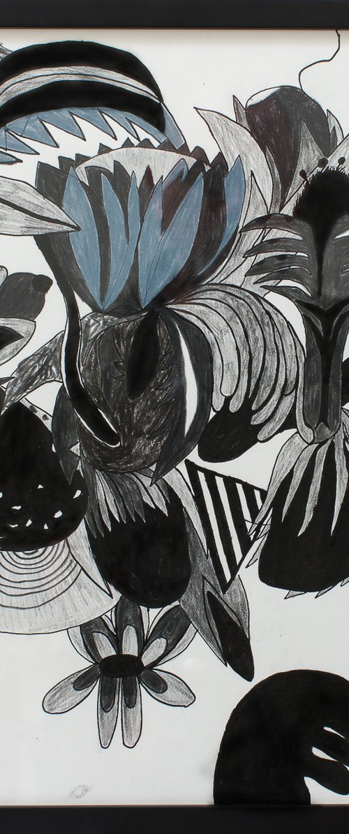 Small Black Garden by Heidi P