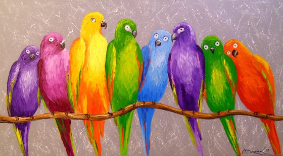 Parrots friends