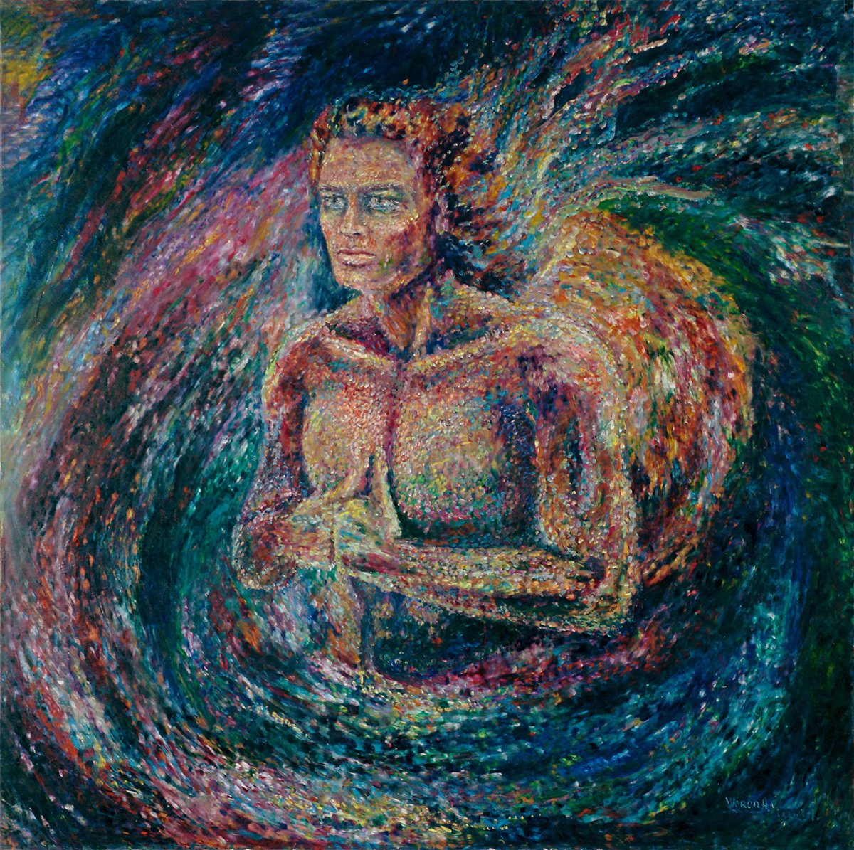 The Awakening Power Of Light By Anastasia Woron, 39 X 39, Artwork For Sale On Artfinder