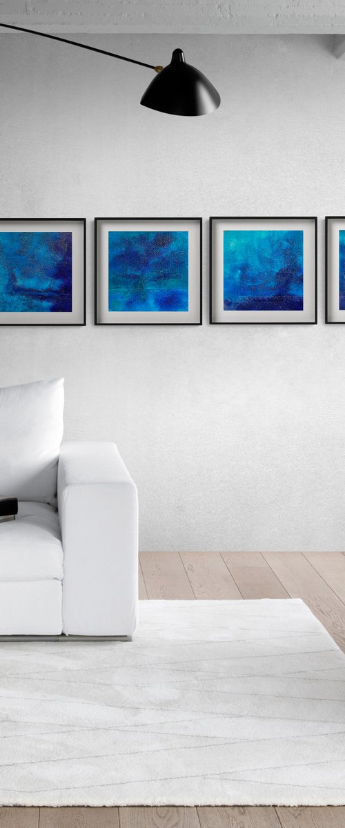 Atlantic crossing No. 13120 - set of 4 by Anita Kaufmann