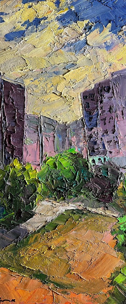 Summer Day in the City by Boris Serdyuk