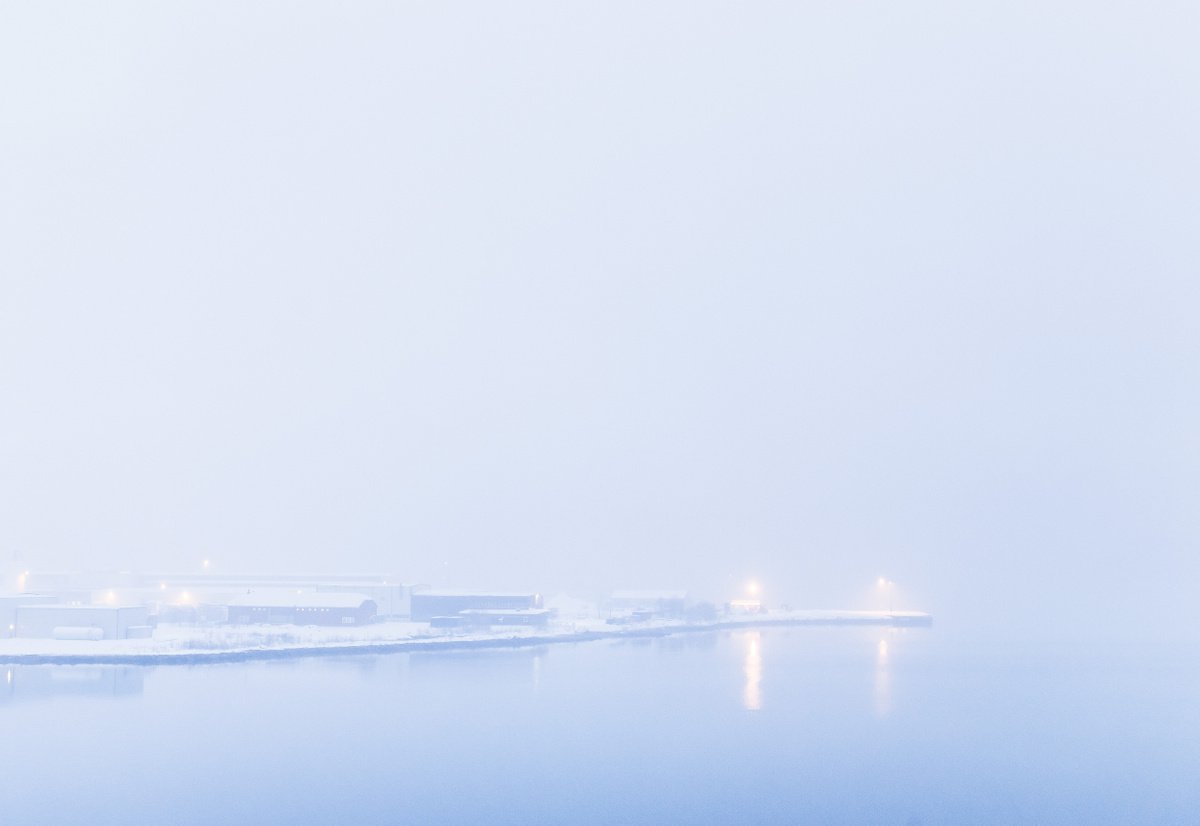 Organic Landscape Photograph By Tom Hanslien, 47 X 33", Namsenfjorden Iv, Original Artwork