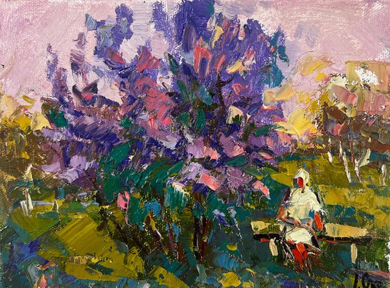 On a Walk Near the Lilacs