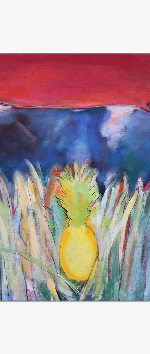 Cow with pineapple by Artem Andreichuk