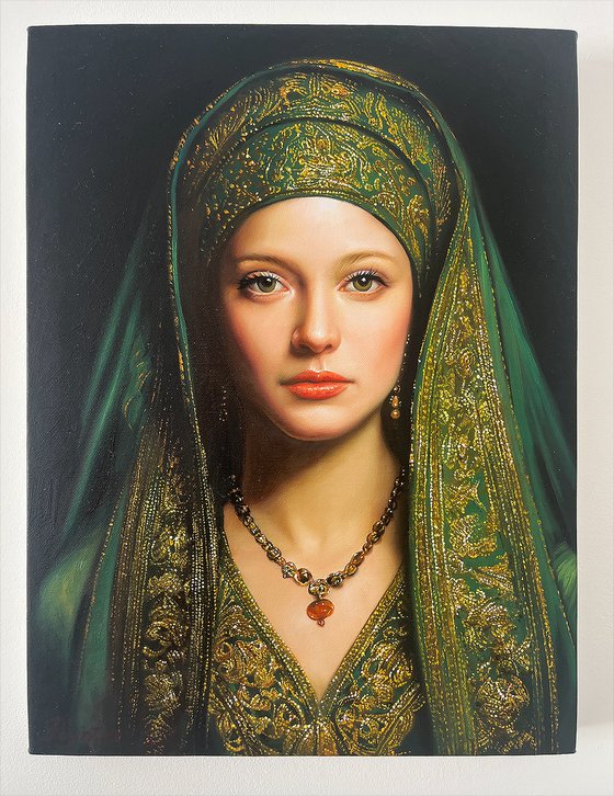 Leon Poynter green portrait