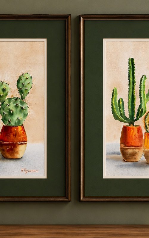 Good neighbours, diptych by Natalia Butenko