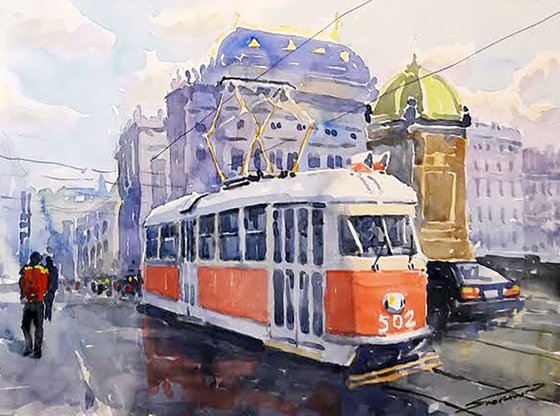 Prague Old Tram 002