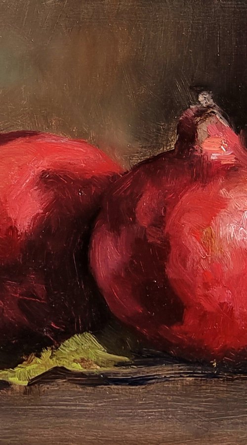 2 Pomegranates by Pascal Giroud