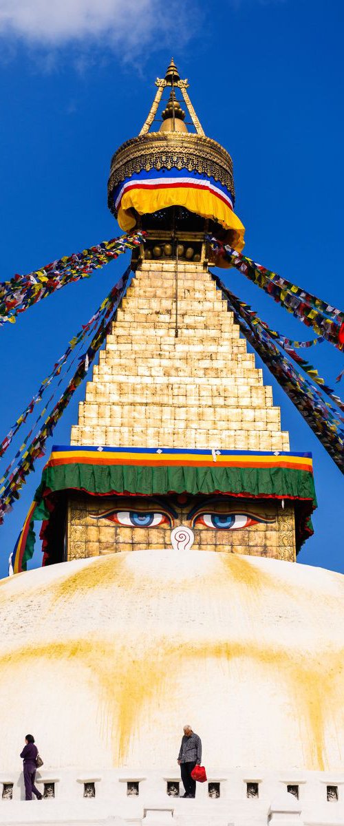 Boudhanath Stupa II by Tom Hanslien