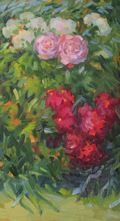 Peonies in Bloom by Liudvikas Daugirdas