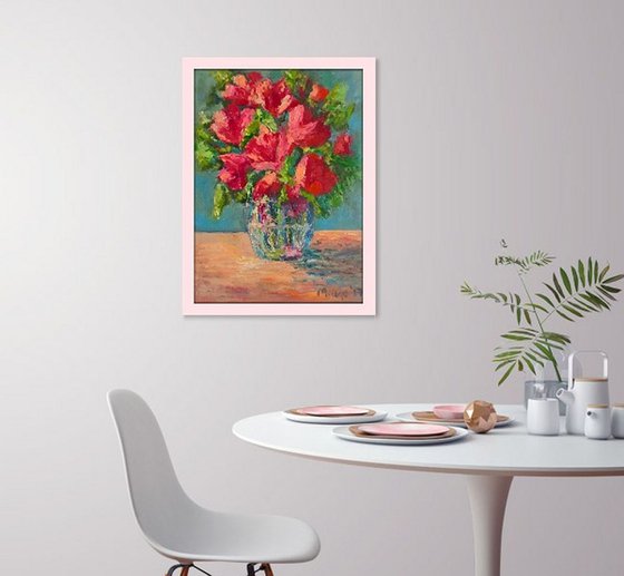 Pink Tulips (framed)