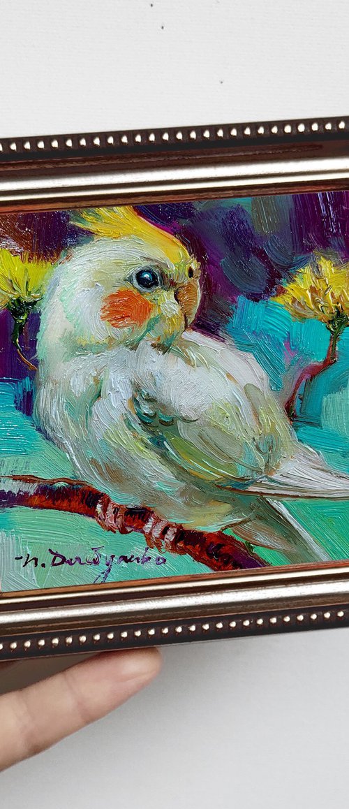 Parrot bird by Nataly Derevyanko