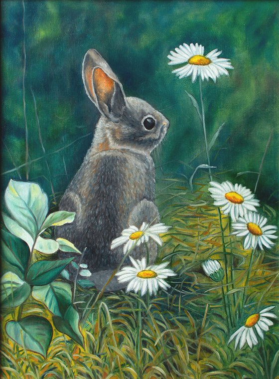 SMALL HARE (Small hare with big ears) by Vera Melnyk