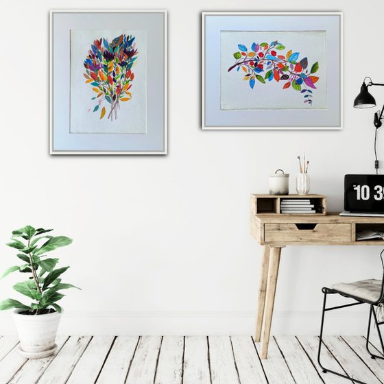 ALL THE SEASONS diptych