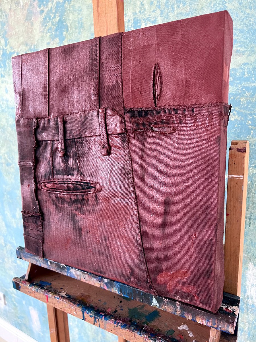 Abstract Sculpture By Inga Makarova, 16 X 16, Ex Boyfriends 3, Original Artwork