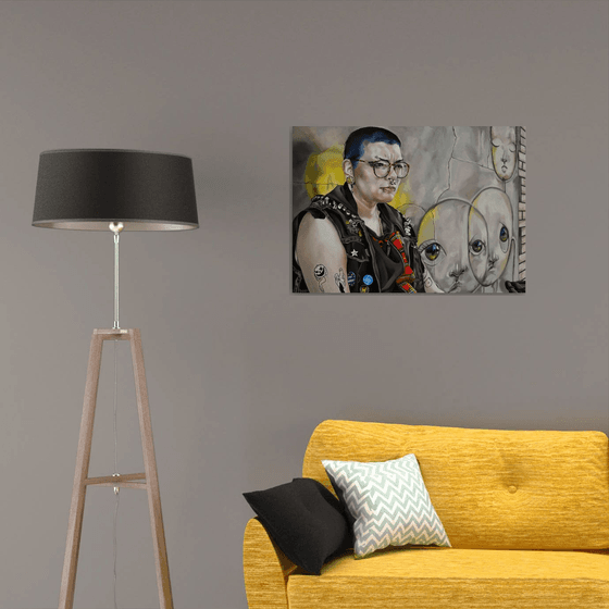 J and graffiti, Martin Street