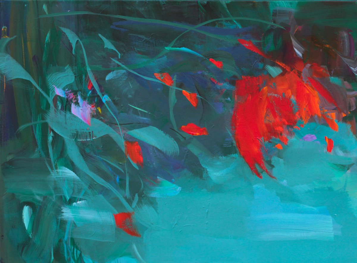 Fuchsia By Ute Laum, 31 X 24, Artwork For Sale On Artfinder