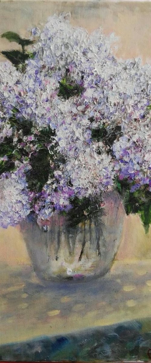 Early morning. Lilac. by Leo Baxiner