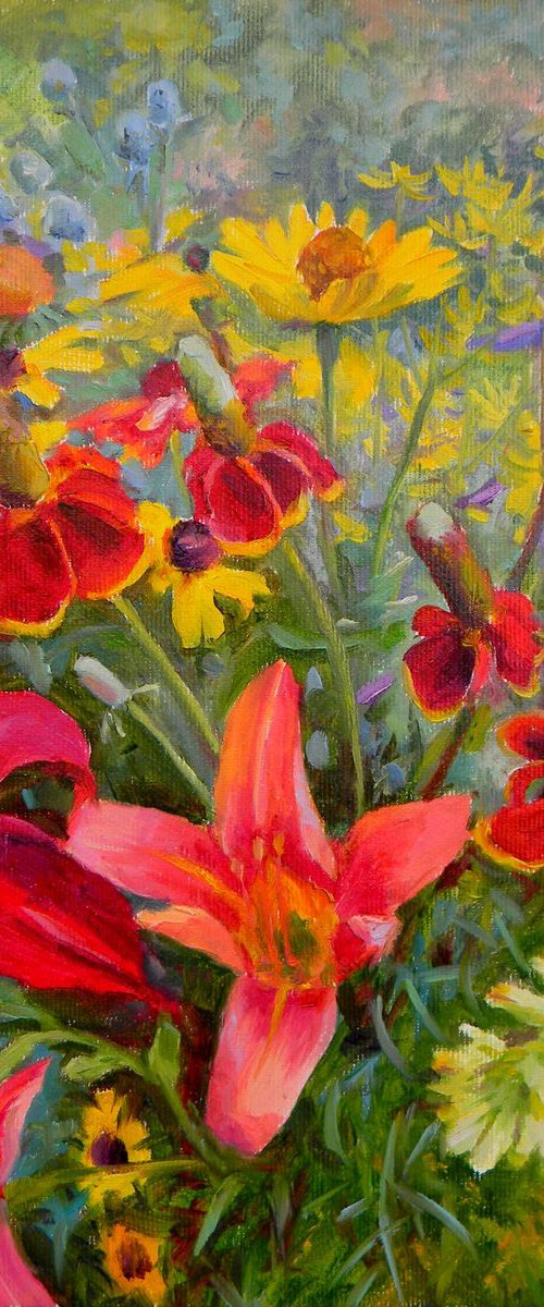 Summer flowers by Liudmyla Chemodanova