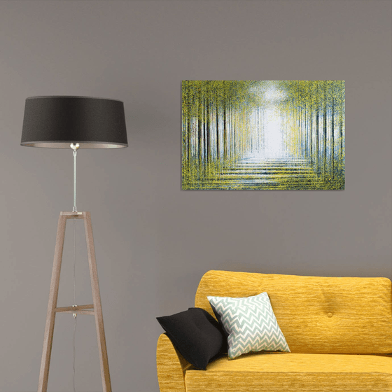 Spring Trees In Bright Light