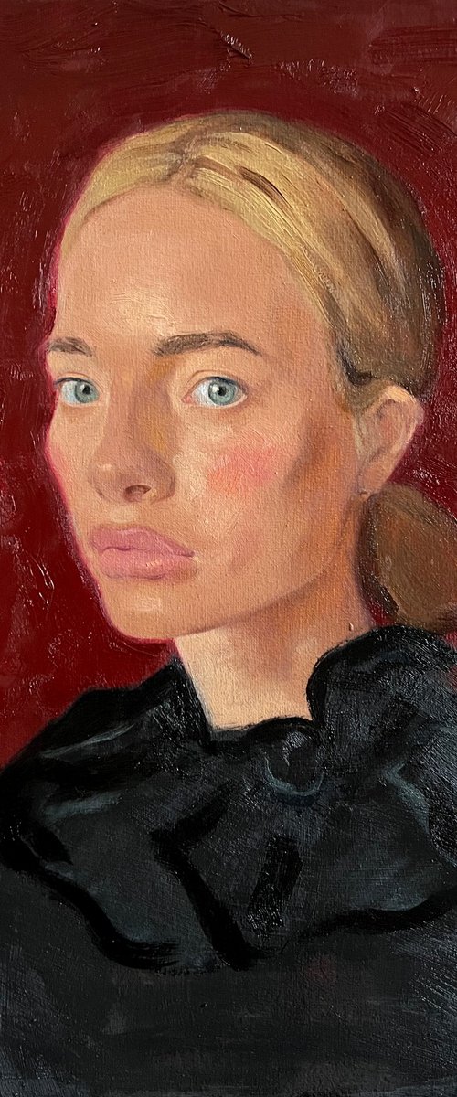 Portrait of Anya by Elina Arbidane