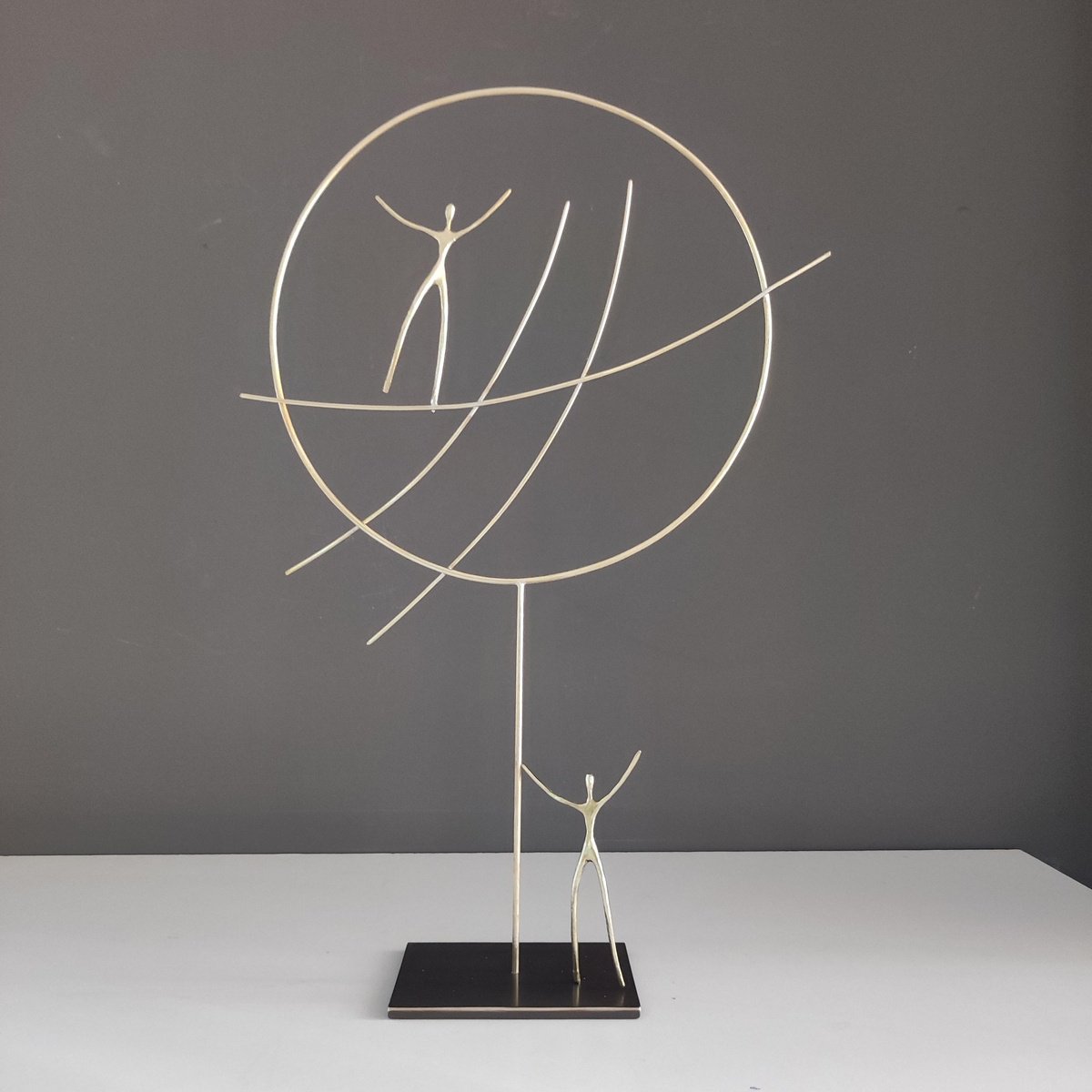 Impressionistic Portrait Bronze Sculpture By Anna Andreadi, 11 X 16, From Another World, Original Artwork