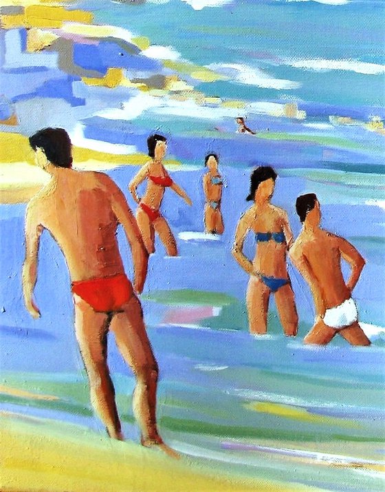 Bathers on the French Riviera