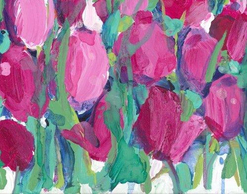 I See Tulips by Claire Desjardins