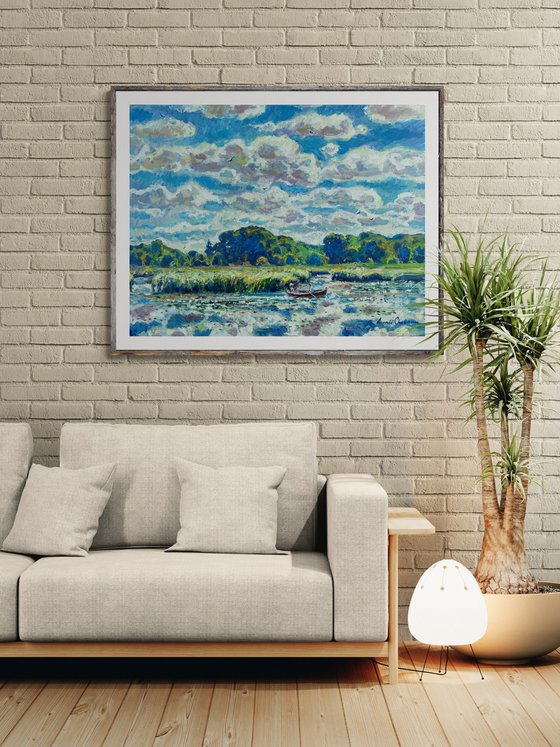 Where the sky meets the water