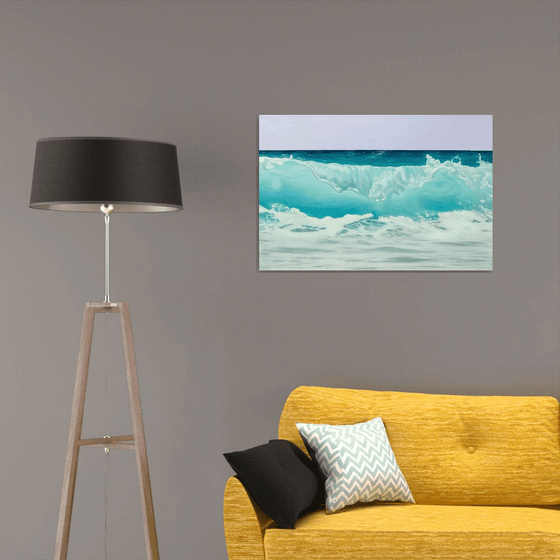 Teal Harmony. Seascape