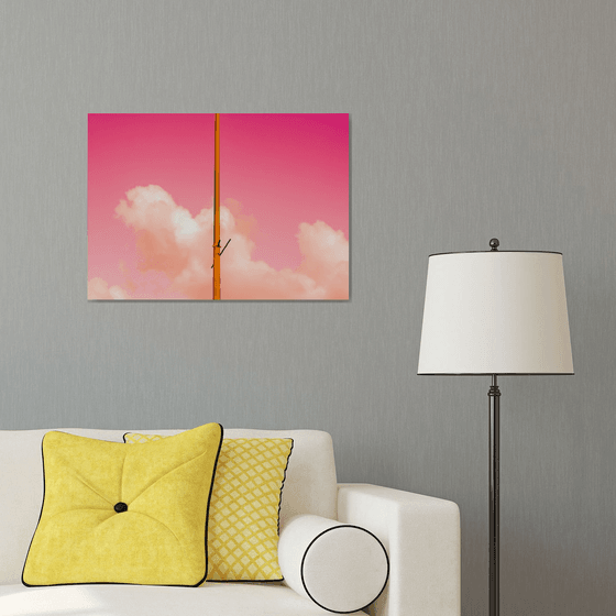 The Pink Half | Limited Edition Fine Art Print 1 of 10 | 60 x 40 cm