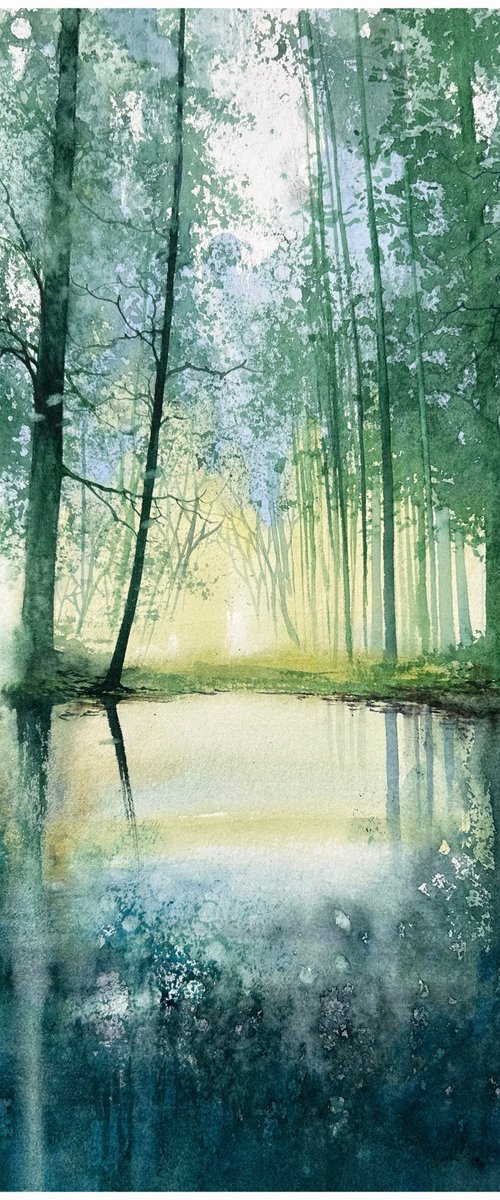 Warm morning by Nazar Grunyka