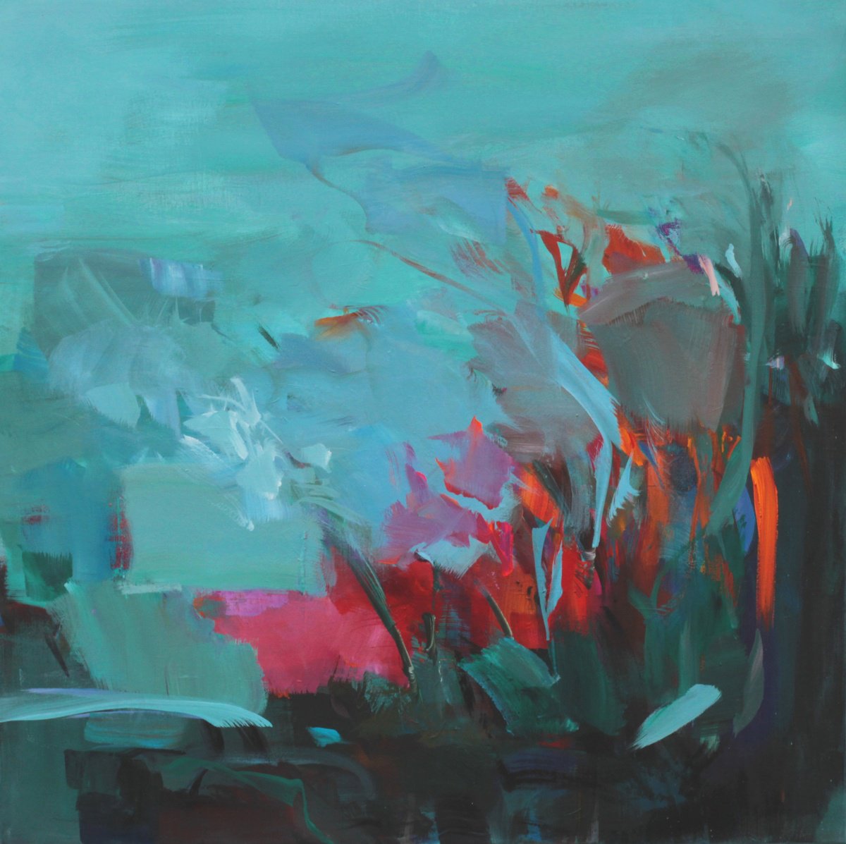 Piece By Piece By Ute Laum, 31 X 31, Artwork For Sale On Artfinder