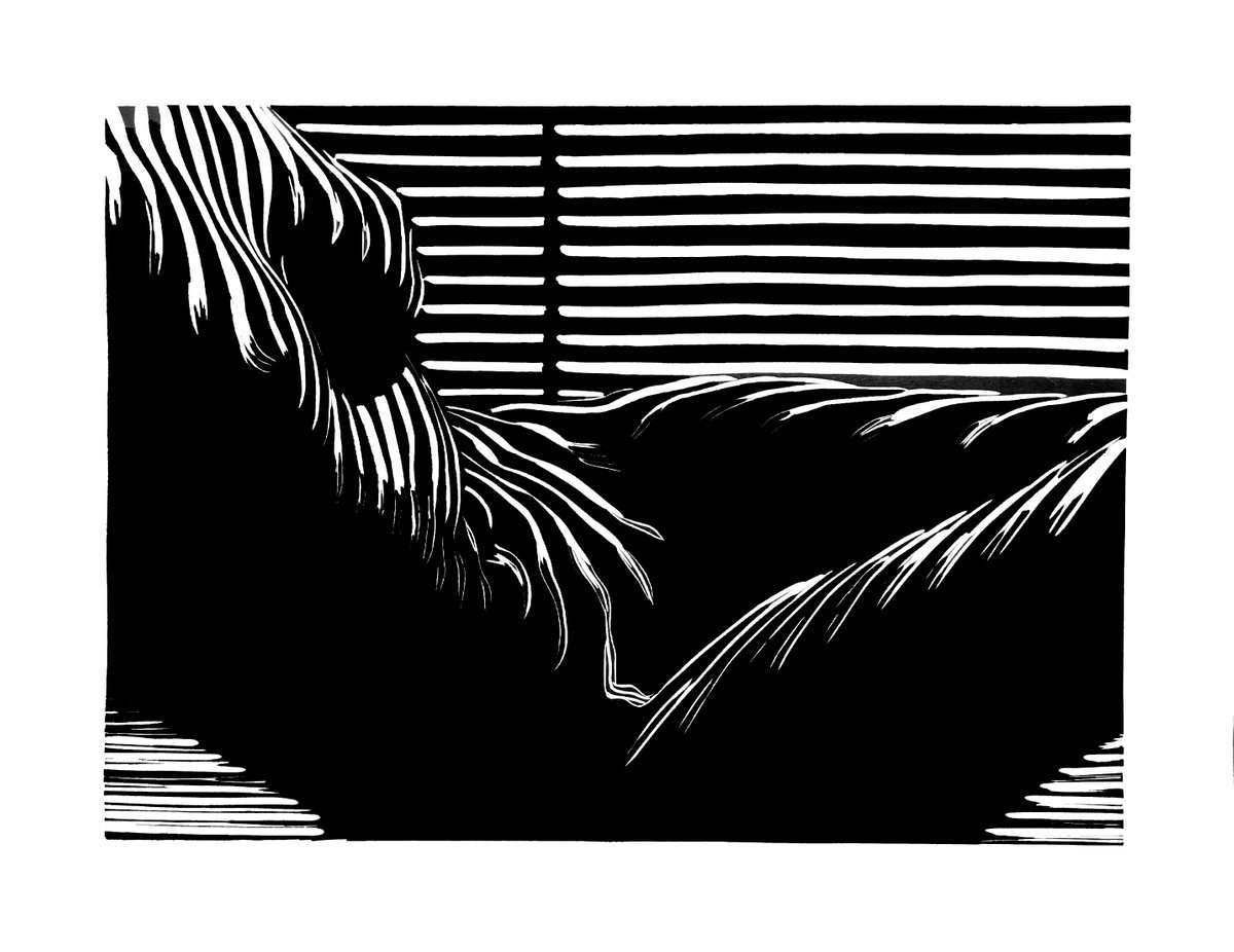 Photorealistic Portrait Linocut By Aneta Gajos, 18 X 14, Beauty, Original Artwork