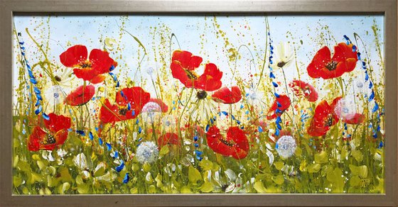 Joyous Poppy Landscape