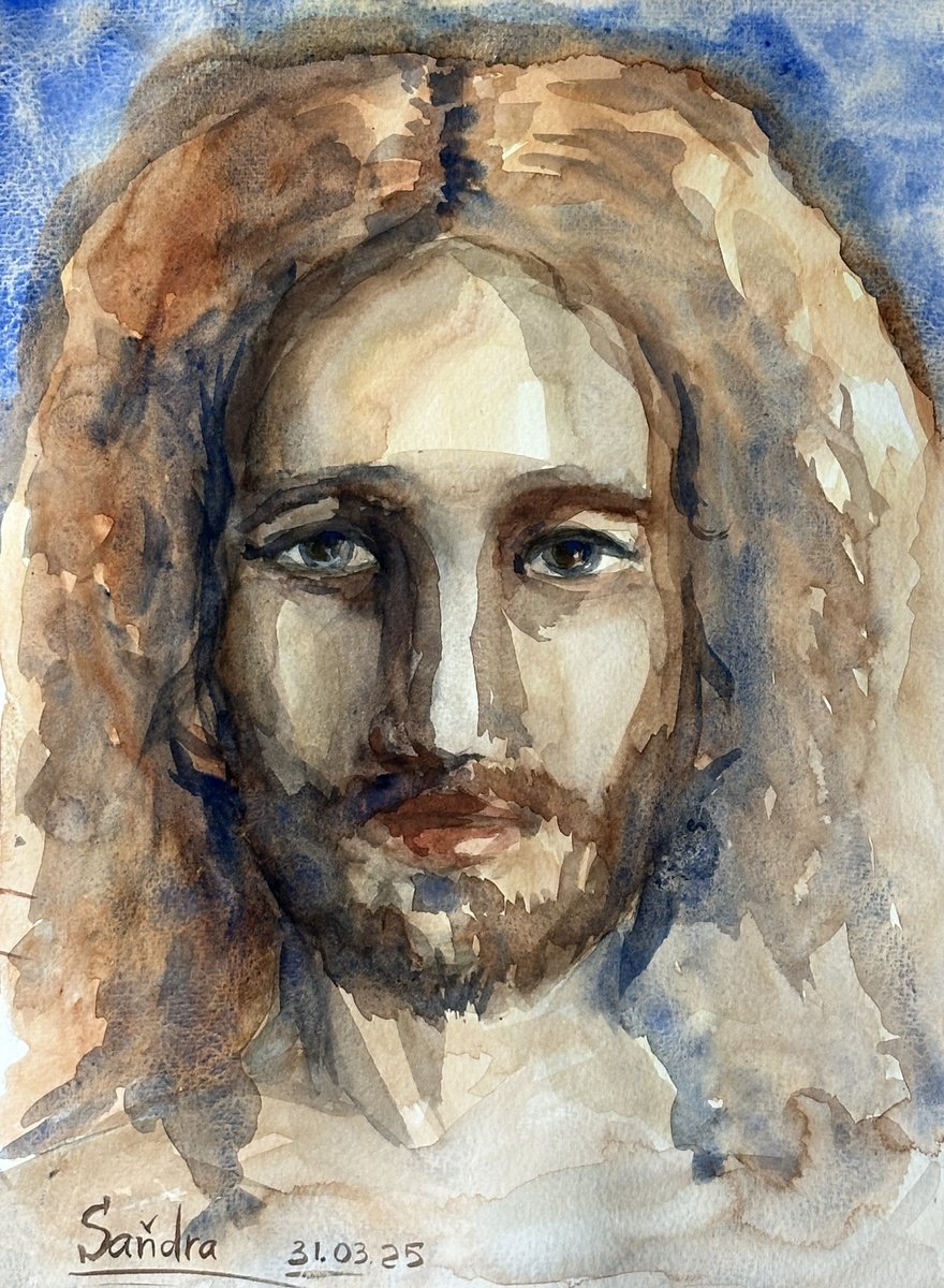 Expressive Watercolour , The Lion Of Judah By Oleksandra Padushyna, 9 X 13, Artwork For Sale On Artfinder