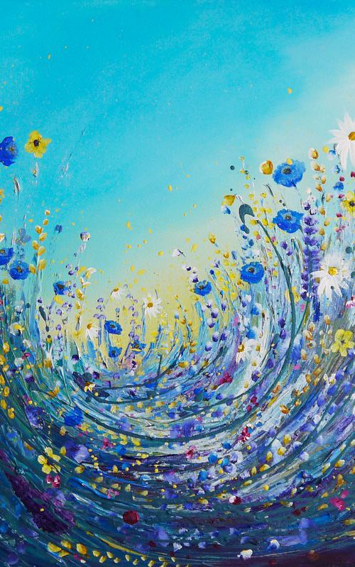 Meadows Blue by Emma Sian Pritchard