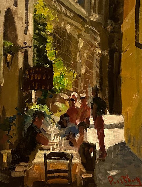 A Bistro in the Alley by Paul Cheng