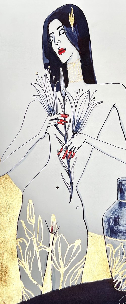 Almost naked by Tetiana Cherevan