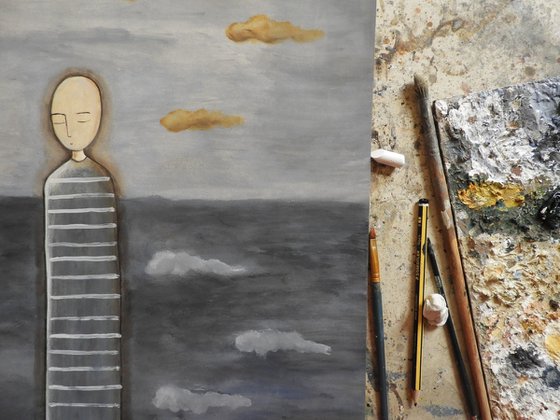 Clouds and stripes
